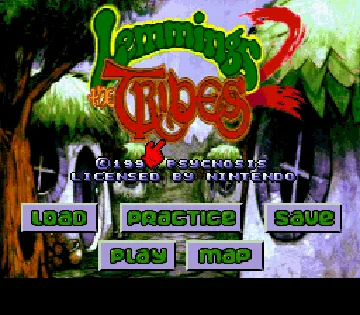 Lemmings 2 - The Tribes (Europe) screen shot title